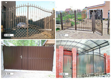 Ворота, заборы, козырьки, лестницы сварные в одессе